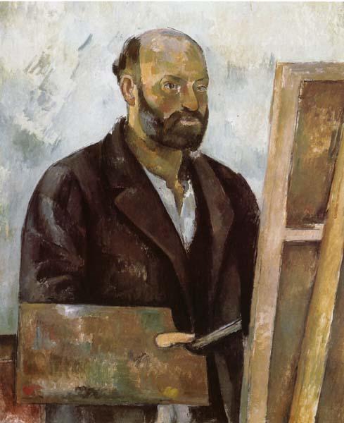 Paul Cezanne Self-Portrait with a Palette China oil painting art